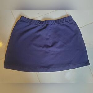 Navy Blue Women's Cheer Mini Skirt